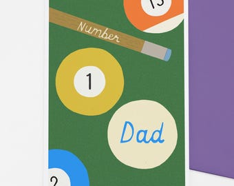 Father's Day Pool Number 1 Dad card