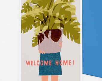 Welcome Home card for new home or fresh start