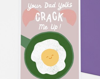 Father's Day Cracking Yolk card