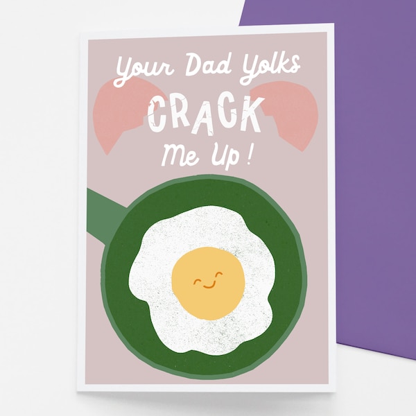 Father's Day Cracking Yolk card