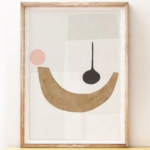 Abstract art print 'Balancing' modern gallery wall art