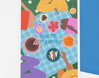 Picnic Birthday card - NEW