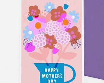 Mother's Day Lilac bouquet card