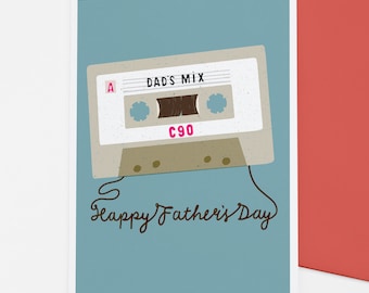 Mix Tape Father's Day card