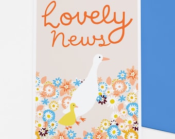 Duckling New Baby Card