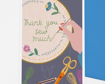 Thank you Sew Much card