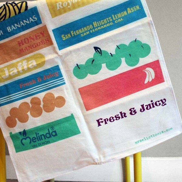 Fresh & Juicy tea towel