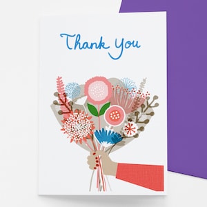 Carte de remerciement Sweet Bouquet