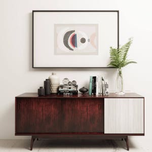 Abstract art print no.15. Overlapping shapes for a modern home image 4