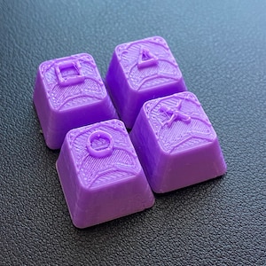 3D Printed Controller Keycaps – Custom Gaming Keycaps Gift for Gamers, Unique Controller Keycap Present