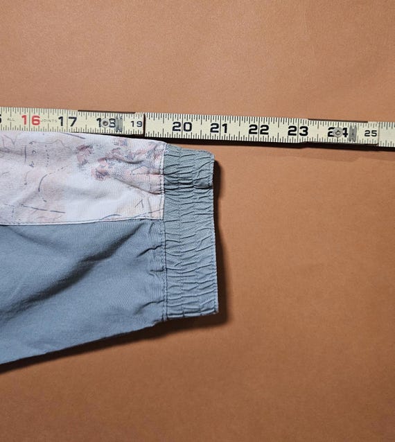 90s Windbreaker Green Pink Patchwork Lightweight … - image 9