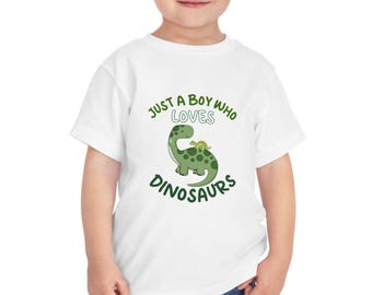 Dinosaur Toddler Tee, Cute Dino Shirt, Future Paleontologist Gift