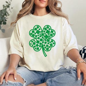 St. Patty&#39;s Day Shamrock Tshirt, Lucky Clover Tee, Green Irish Shirt, Unisex St. Paddy&#39;s Apparel, Shamrock Graphic Tee