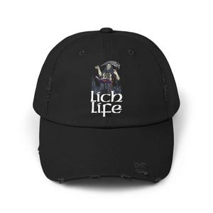 Dungeons and Dragons Hat for DND Player TTRPG Gaming Gift for Him DND Character Wizard Lich King Gift Dungeon Master Gift for Her Gaming Hat