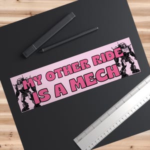 Lancer Game inspired Bumper Sticker  | Mech Gaming Gift for Futuristic Game Lovers | TTRPG Gamer Gift