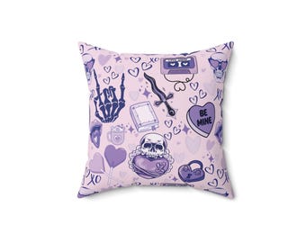 Romantasy Pillow for Enemies to Lovers Readers | Spicy Book Nook Decor Bookish Gift