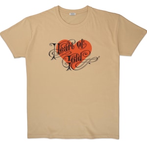 Neil Young HEART OF GOLD T Shirt Harvest album tee Hand Screen Printed fan art