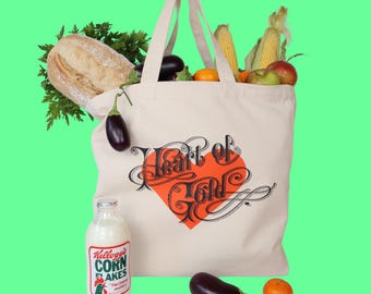 NEIL YOUNG Tote Bag Harvest Heart of Gold   Hand Screen Printed fan art