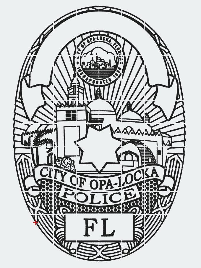 フロリダ州ペンサコーラ市警察バッジ ペンサコーラ フロリダ警察バッジ