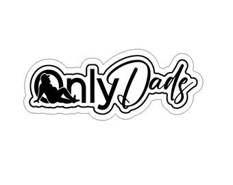 Only Dads Hat patch design Template, Custom Shapes with Stitch hole-line SVG, Leather-Leatherette Patch
