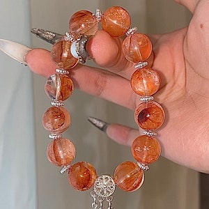 Red Hematoid Quartz Bracelets