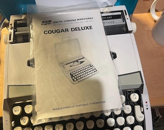 Smith und Corona Schreibmaschine Bedienungsanleitung für Cougar Deluxe Portable Schreibmaschine Digitaler Download