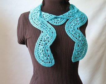 PDF Pattern Blues Waves Scarf