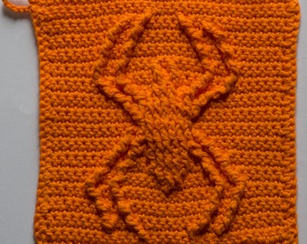 PDF Pattern 3D Spider Pot Holder