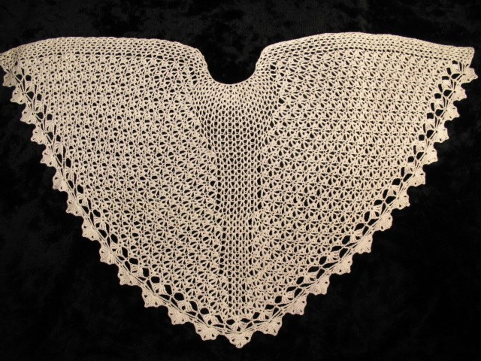 PDF Pattern Ice Crystal Crochet Faroese Shawl Etsy