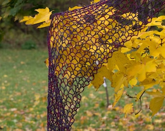 PDF Pattern Mosaic Lace Scarf