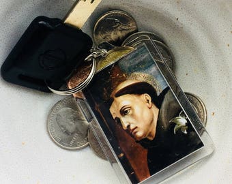 Saint Anthony Keychain - patron saint of lost things