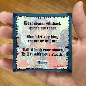 I Pray with My Five Fingers Magnet
