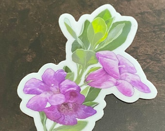 Wildflower vinyl sticker, your choice of wildflower