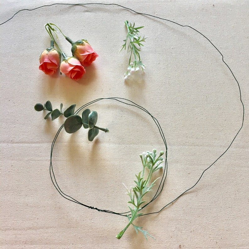 DIY Flower Crown Kit Make Your Own Crown of Roses May Etsy