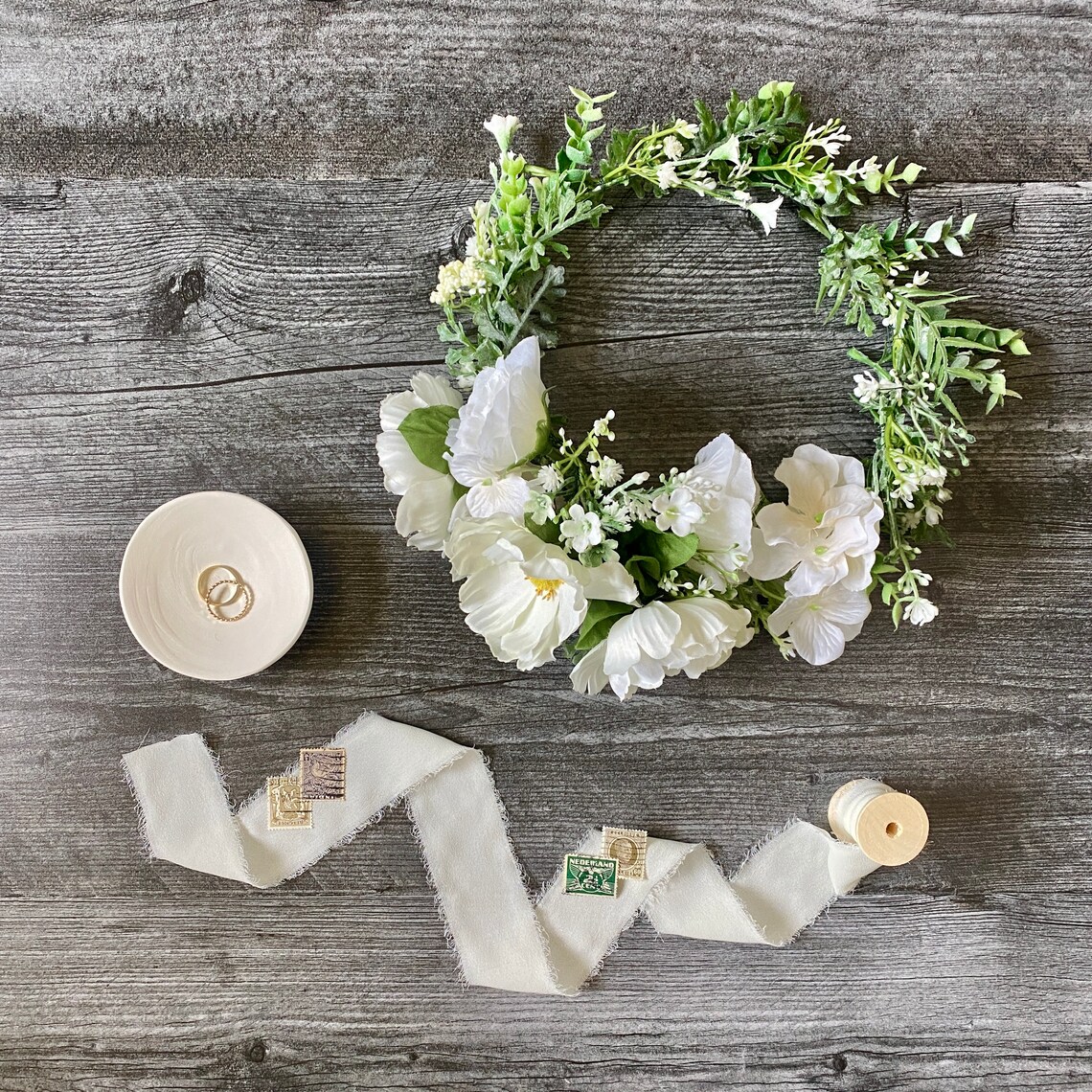 DIY flower crown kit farmhouse wedding bridal crown boho Etsy