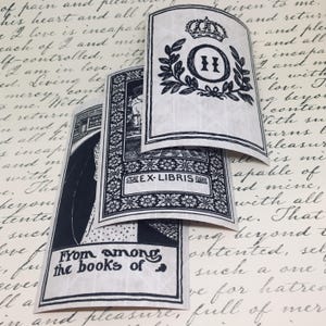 Vintage Bookplates Reproduction Assortment - Historical Bookplates ...