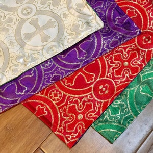 Liturgical Table Runner Set Reversible Table Runners Catholic, Orthodox Liturgical Year 画像 2