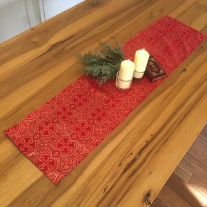 Liturgical Table Runner Set Reversible Table Runners Catholic, Orthodox Liturgical Year image 10