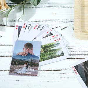 gift for anniversary,Unique wedding gift,Poker playing cards for lovers,Custom Deck of Cards,Wedding playing card,Custom Playing Cards