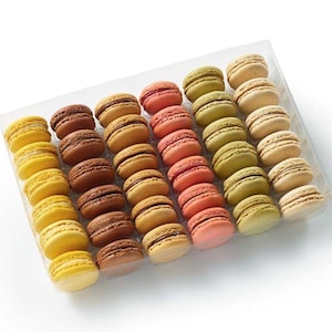 36 French Macarons - Gluten Free - Assorted Flavors - Gifting and Celebration Treats - Bulk and Wholesale - Restaurants - Wedding and Party