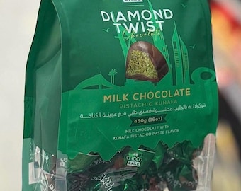 Dubai Pistachio Kunafa Filled Chocolate Truffles - 1lb - 16oz