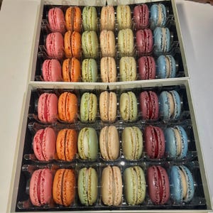 84 Authentic French Macarons - Bulk Orders for Weddings, Events & Wholesale - Desserts and Sweet Treats
