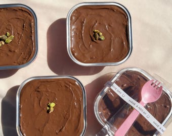 Dubai Chocolate Fudge Brownies with Pistachio Cream & Kunafa