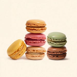 Macaron Gift Box Of 36 | Gluten Free Assorted Flavors | Perfect for Fathers Day, Weddings, Coffee Shops, Restaurants & Gifts | Wholesale