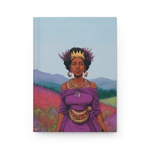 Orisha Oya Hardcover Journal Matte, Libreta de Ita, Libreta de consulta, Iyawo, African Goddess, Wild flowers, African Deity, Yansa