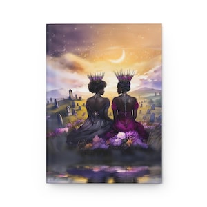 Orishas Oya & Ayaó Hardcover Journal Matte, Libreta de Ita, Libreta de consulta, Iyawo, African Goddess, River, Waterfall, African Deity