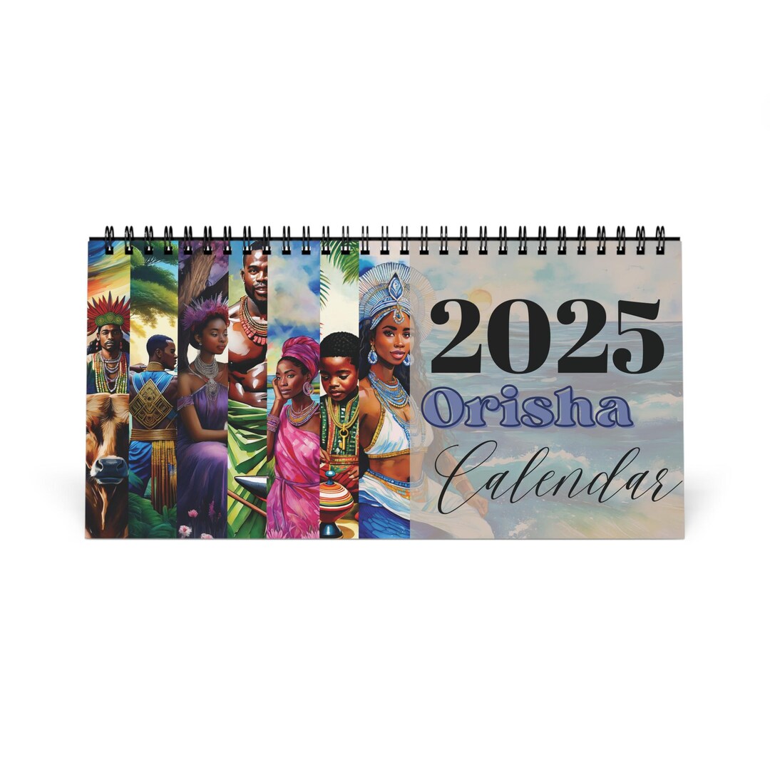 2025 - 2026 African Orishas Desktop Calendar, (july 25 - June 26 ...