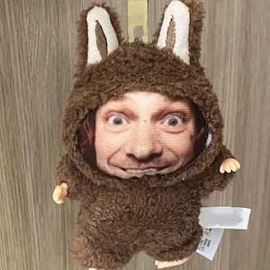 Custom Face Plush Doll – Funny Gag Gift Stuffed Toy for Friends or Couples