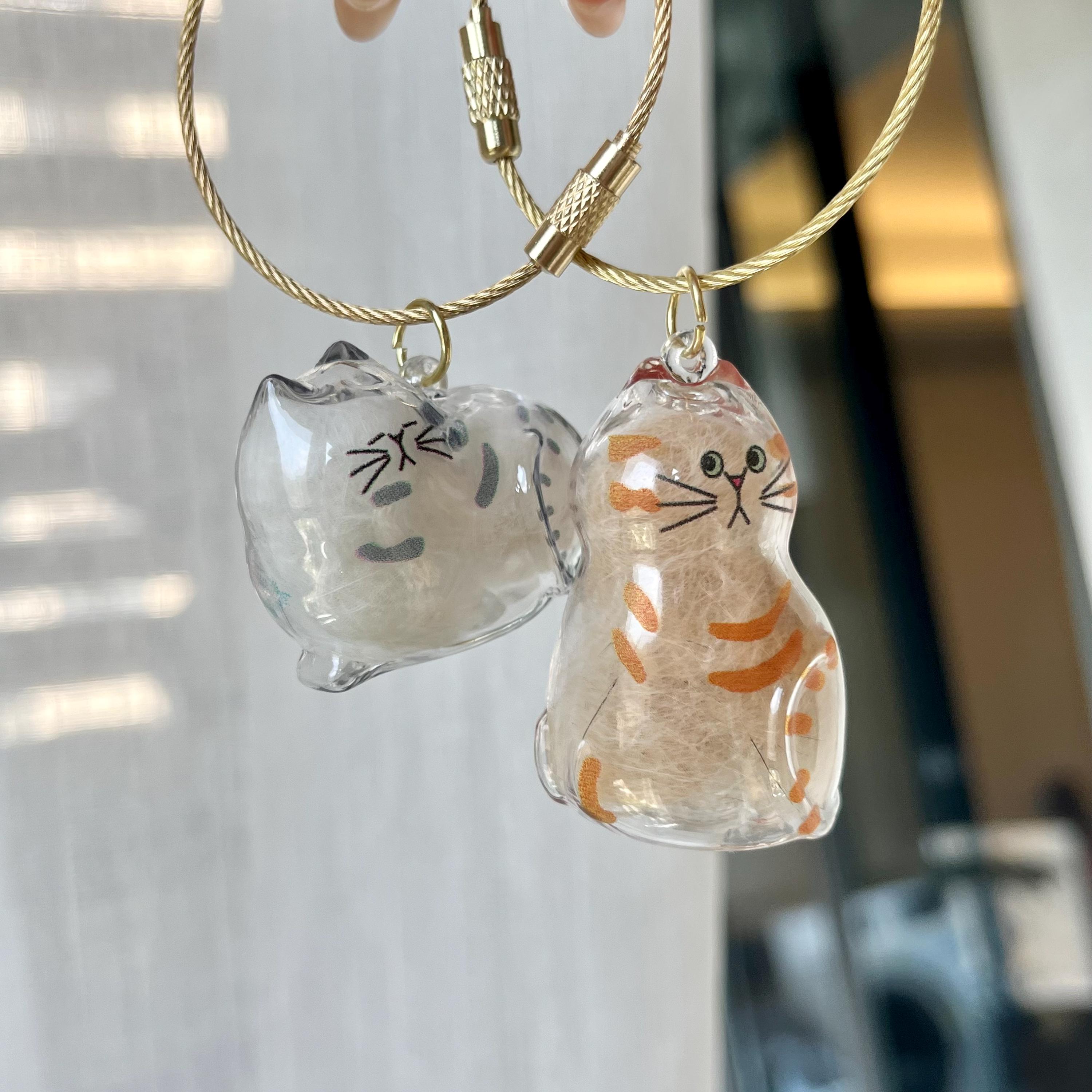 Cat Acrylic Charm UK