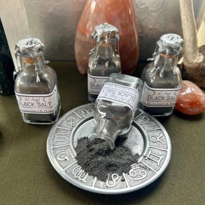 Handmade Witch’s Black Salt | Banishment, Cleansing, Protection, and more